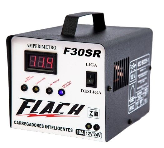CARREG BAT FLACH F30SR AUTO 12/24V 1-10A/...