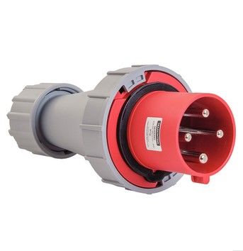 PLUG INDUST 3P+T 63A 380/415V 6H VM TRAM.